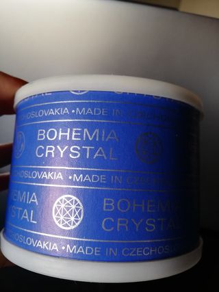 Gufo in cristallo di Bohemia