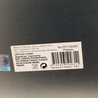 Bandeja de metal France 1904 FFF