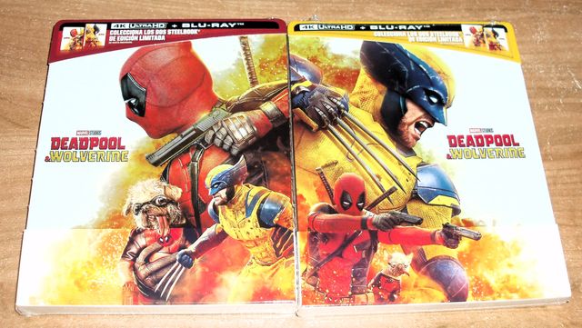 DEADPOOL-VOLVERINE STEELBOOK 4K UHD+BLU-RAY NUEVO