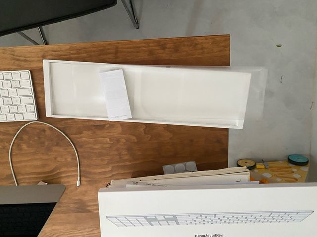 Caja oficial Mac teclado largo