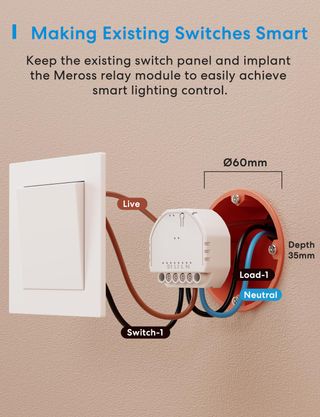Meross Inteligente Interruptor WiFi MSS810 NUEVO