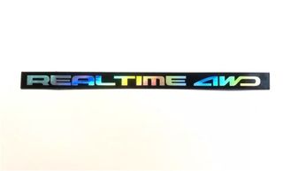 Anagrama REALTIME 4WD - holografico Honda CRV CR