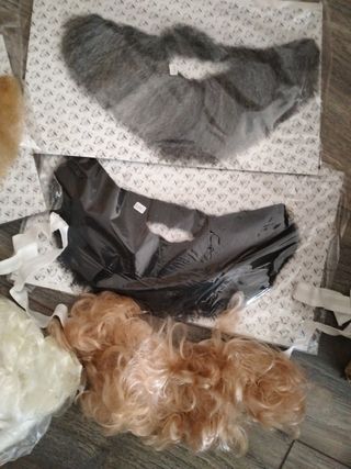 Barbas disfraz Rey Mago Navidad