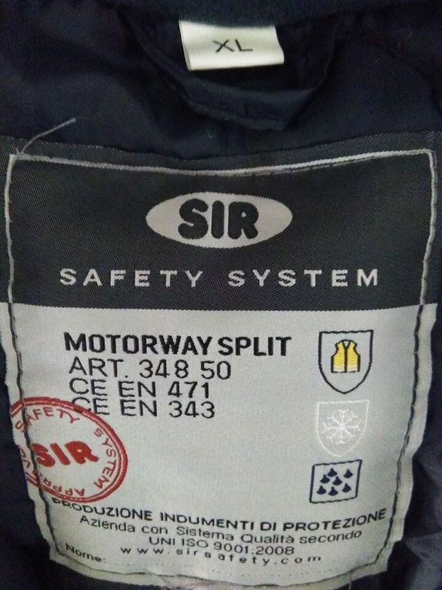 Parka invernale alta visibilità