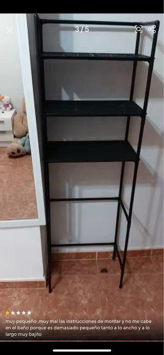 Estantería para baño