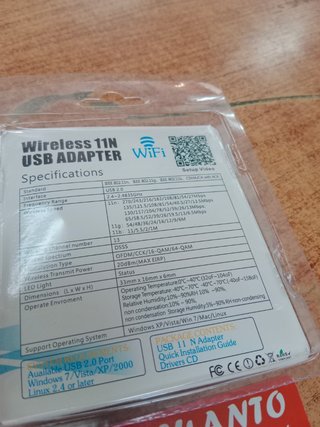 ADAPTADOR WI-FI USB 2.0 150MBPS 802.11N ¡SIN USAR!