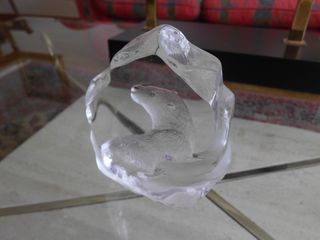 Escultura cristal a mano mats jonasson