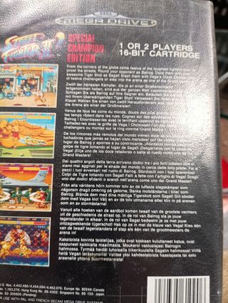 Street fighter II Sega