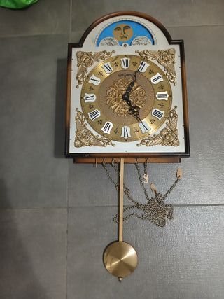 Antico Orologio a Pendolo da Muro Parete Vintage V