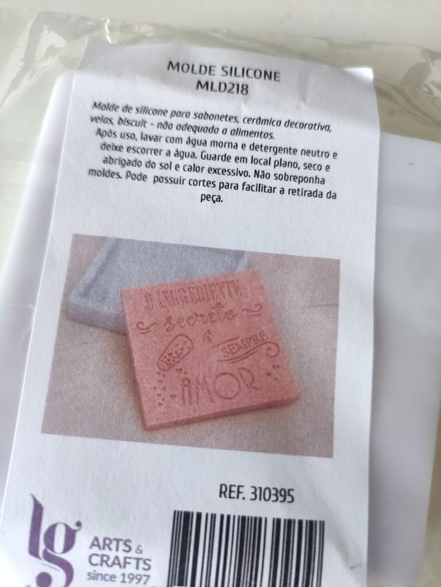 Molde Silicone - Placa Ingrediente Secreto - LG