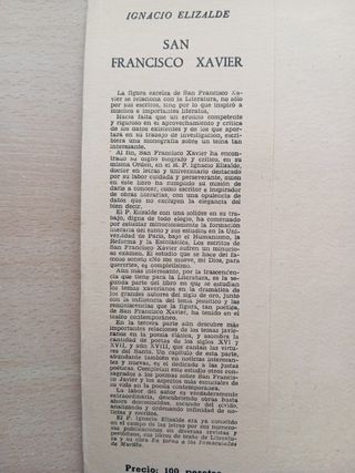 San Francisco Xavier en la literatura española 