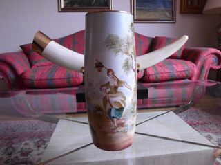 Jarron porcelana marca suma años 70