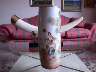 Jarron porcelana marca suma años 70