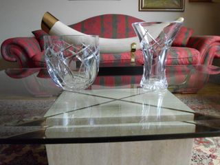 Conjunto 2 piezas cristal bohemia