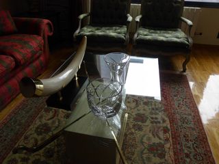 Conjunto 2 piezas cristal bohemia