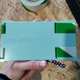 Placa limpeza pneus slotcar