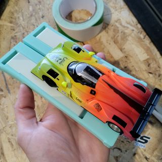 Placa limpeza pneus slotcar