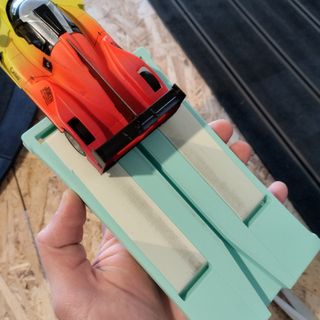 Placa limpeza pneus slotcar