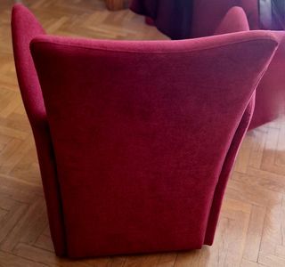Butaca rojo burdeos