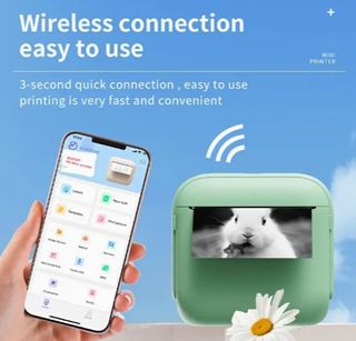 Impresora de Bolsillo Inalámbrica Mini con Impresi