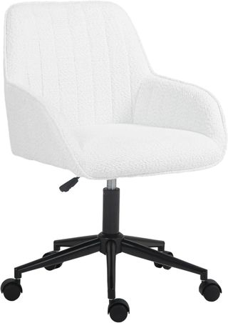 Sedia da Ufficio in Tessuto con Altezza Regolabile