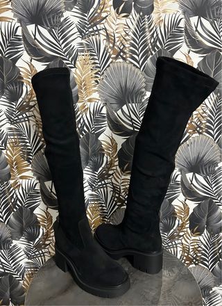 Stivali alti neri 38