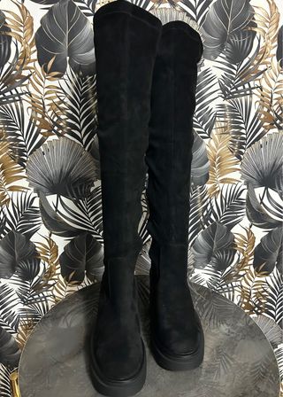 Stivali alti neri 38