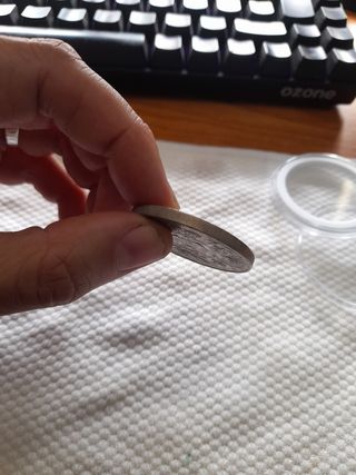 moneda-medalla 25 años jubileo reina