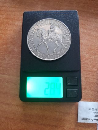 moneda-medalla 25 años jubileo reina