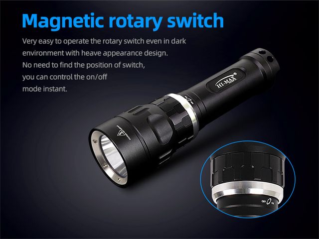 HI-MAX X5 LINTERNA DE LUZ TÉCNICA BUCEO 1100 LUMEN