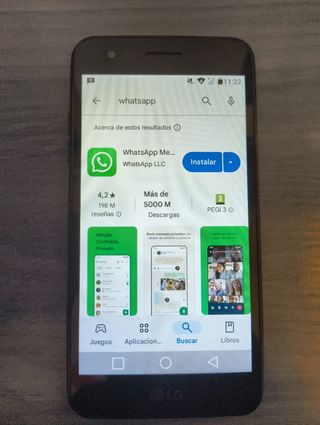 LG k4 móvil