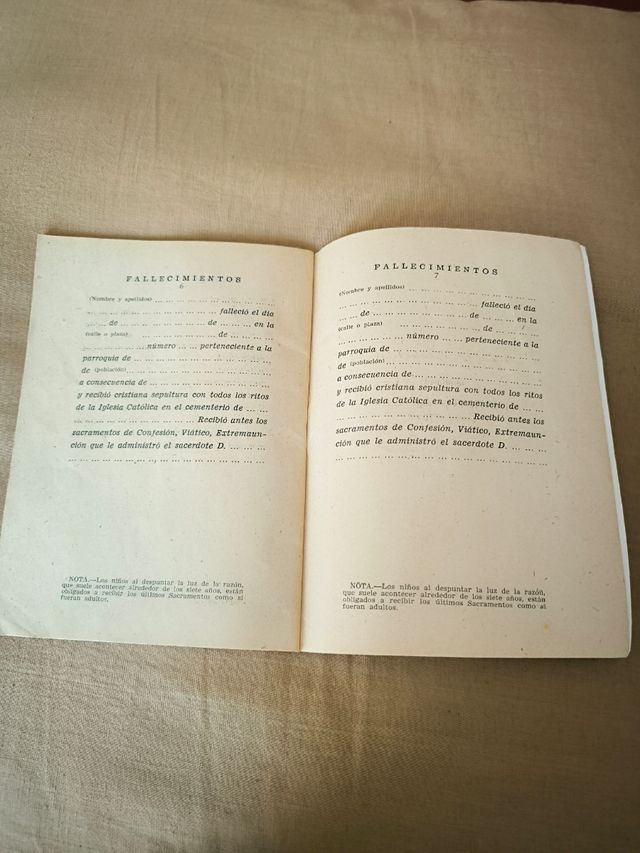 rara cartilla de 1954