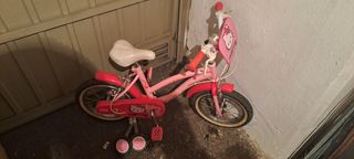 Bicicleta Hello Kitty niña 14 pulgadas