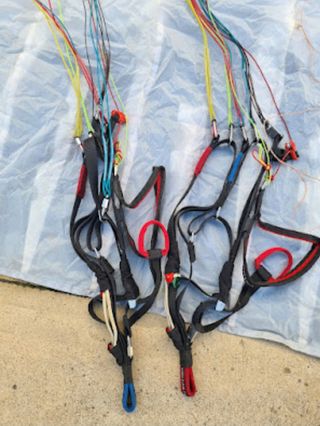 Parapente peso total 105-150kg, más en mi perfil