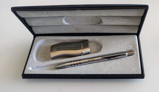 Encendedor picoflam con boligrafo. Publicidad.