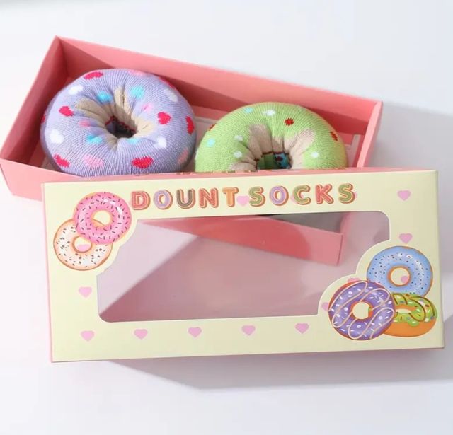 Calcetines en forma de Donut divertidos