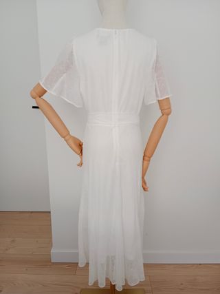 Vestido midi vaporoso de DKNY