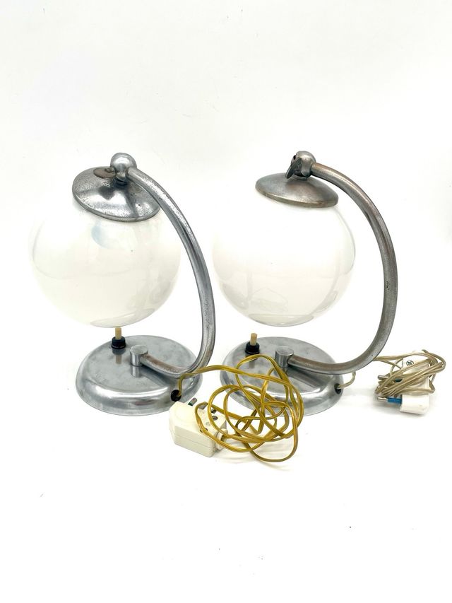 Coppia Abatjour Vintage Modernariato