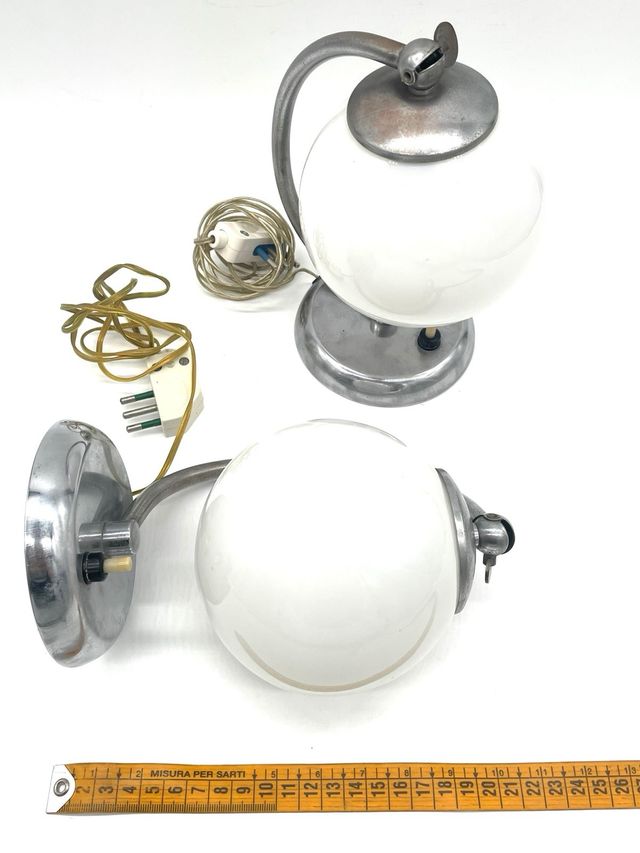 Coppia Abatjour Vintage Modernariato