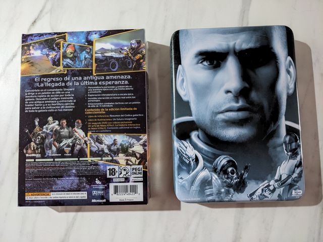 Mass Effect XBOX 360 Edição Limitada PAL Espanha