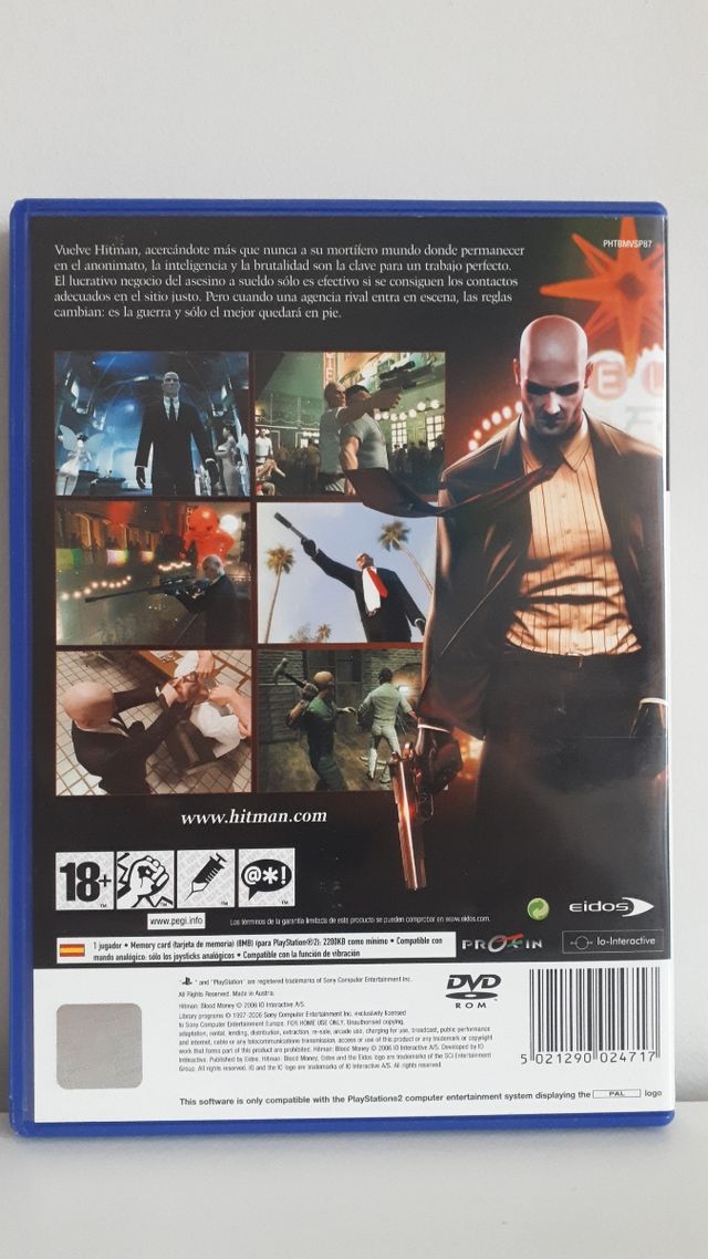 HITMAN - BLOOD MONEY (PS2)