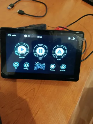 Navegador para moto 5 pulgadas con  Carplay