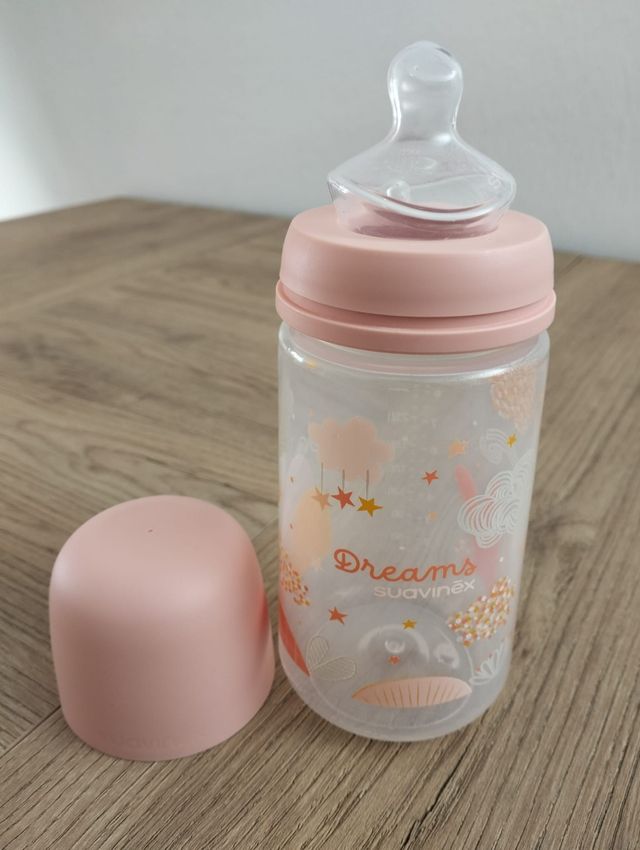 Biberón Suavinex con tetinas extras
