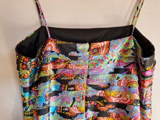Vestido cokctail Kharisma a rayas