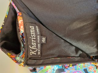 Vestido cokctail Kharisma a rayas