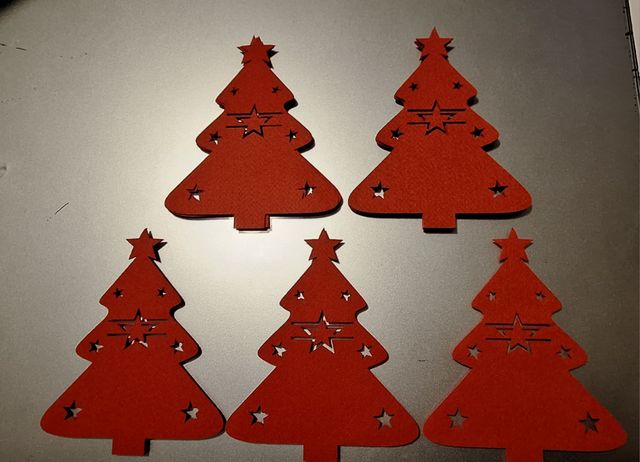 12 segnaposto Natalizio