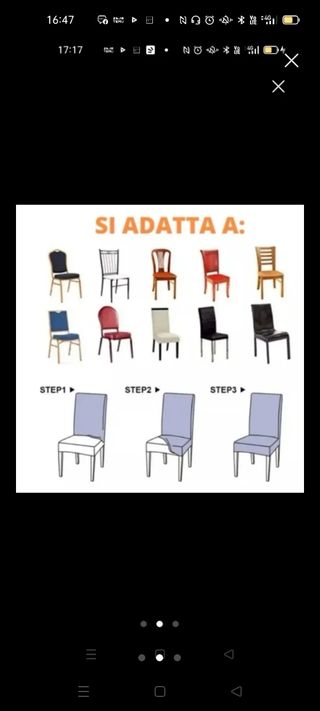  6 Cover sedie 