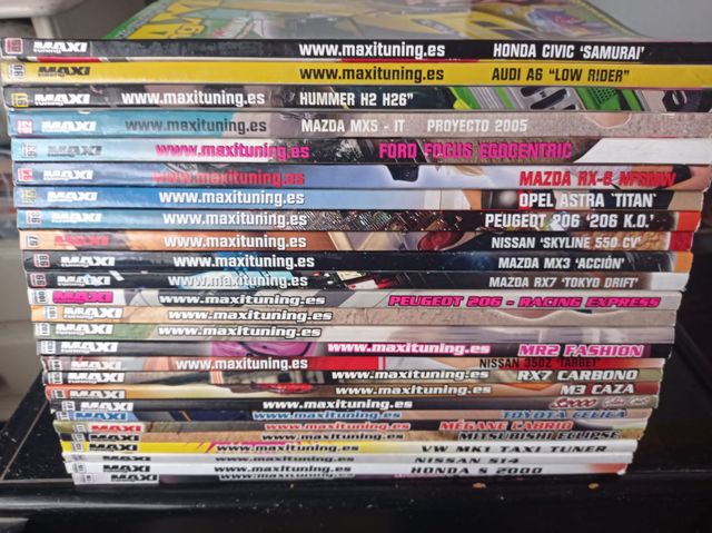 Lote 5 + Revistas maxi tuning