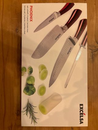 Set coltelli acciaio inox Nuovi