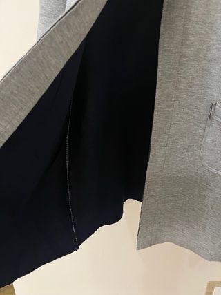 Cappotto lungo grigio made in italy